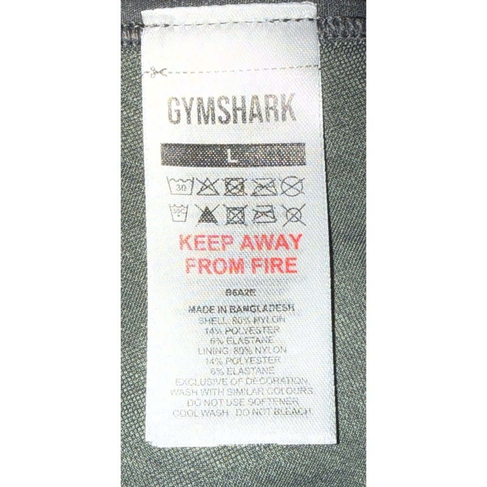NWT Gymshark Adapt Fleck Seamless Halter Sports Bra Light Sage Green Size L - Picture 6 of 9